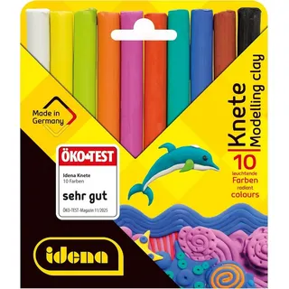 IDENA Knete 10 Farben