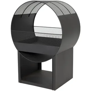 Buschbeck Feuerschale Porthole Ø 80 cm Schwarz