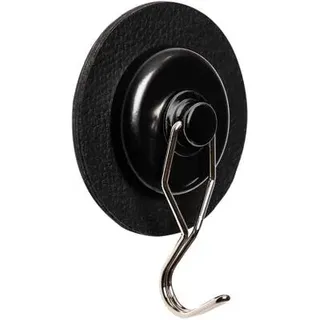silwy Magnet-Haken The ONE inkl. Metall-Nano-Gel-Pad, schwarz