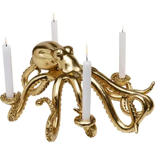 Deko Figur Octopus Gold 49cm