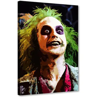 ZHONGYUTONGHorror Film Poster Horror Movie Gemälde auf Leinwand mit Rahmen Wand Dekoration Kunstdrucke (30x45cm)