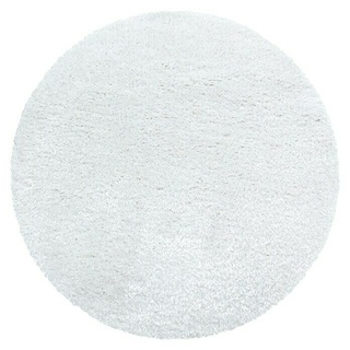Hochflorteppich Brilliant 4200  (Snow, Durchmesser: 160 cm, 100% Polyester)