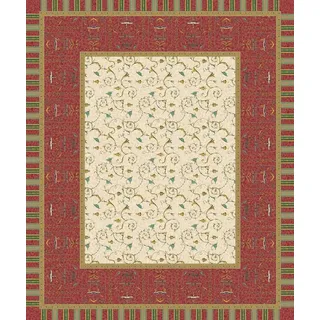 Bassetti Tischdecke Tischdecke Twill OPLONTIS, RB Rot