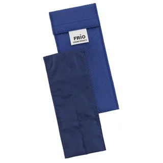 FRIO Einzel Diabetiker Insulin Kühltasche 18 x 61⁄2 cm Blau | Für 1 Insulin Pen | Kühlt mit kaltem Wasser I Keine Kühlakkus oder Stromquellen notwendig | Wiederverwendbar