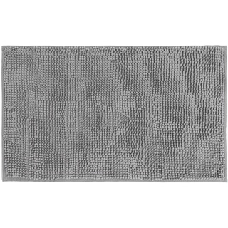 Douceur d'Intérieur Sweety Badteppich, 100% Polyester, hellgrau, 45 x 75 cm