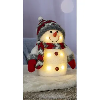 Bambelaa! Weihnachtsfigur Bambelaa! Schneemann Frosty Deko LED Figuren Weihnachten Klein Winter