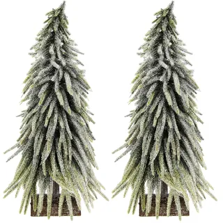 Flair Flower Kunsttanne Mini-Christbaum Weiß 30 cm