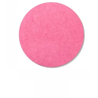 Runde Korktafeln, Filz-Pinnwand für Wände, Kork-Pinnwand, Memotafel, Leinen, Bauernhaus, dekorative Sichttafel, Korktafeln für Bürodekoration (Rosa, 30 x 30 cm)
