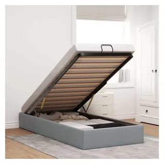 vidaXL Ottoman-Bett 80 x 200 cm Hellgrau