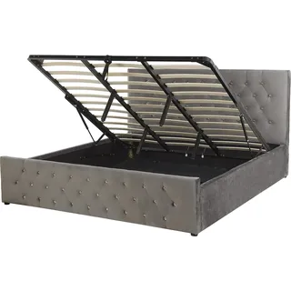 Beliani Amiens 180 x 200 cm Grau