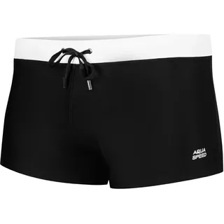 Aqua Speed Herren Badehose + gratis eBook | Schwimmhose | Kastenbadehose | Badebekleidung Männer | Swimwear | Gr. S-XXXL | Logan