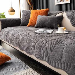 YWQJL Couch Cover Sofabezug Ecksofa L Form couchschoner rutschfest Sofaschoner rutschfest Sofaschutz Sitzfläche Couchhusse for1 2 3 4 Sitzer Schonbezug Sofa Sofahusse,A-70x70cm