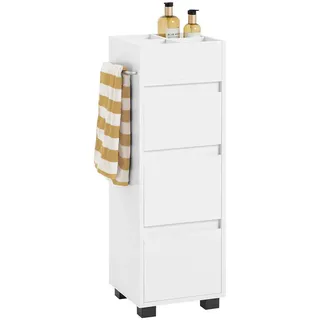 SoBuy Badezimmerschrank 30 x 90 x 30 cm Weiß