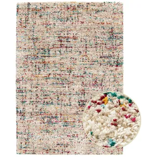 Primaflor RELIC Hochflorteppich 80 x 150 cm Beige/Mehrfarbig