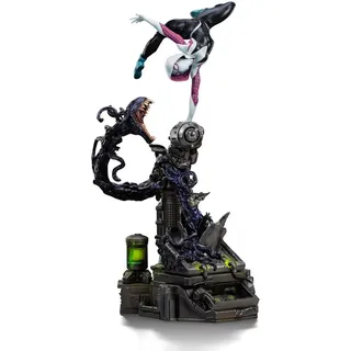 Iron Studios Spider-Man vs Villains Art Scale Statue 1/10 Ghost Spider Diorama 34 cm