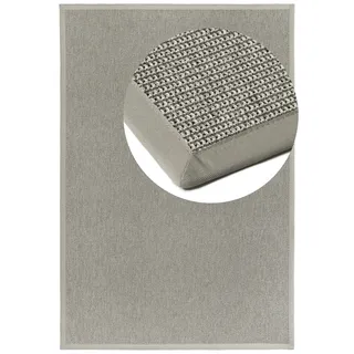 DEKOWE Basic S2 Twill Outdoor-Teppich 133 x 190 cm Silber