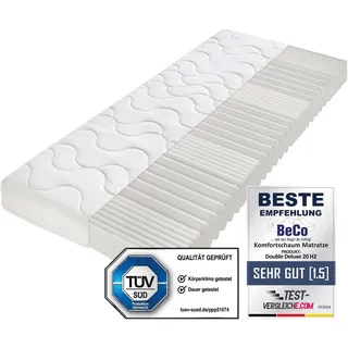 Beco Komfortschaummatratze Double Deluxe 100 x 200 cm H2