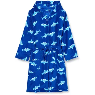 Playshoes Fleece-Bademantel Hai, 158/164