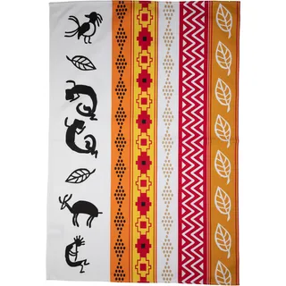 Stuco Geschirrtuch STUCO "Inka", bunt, B:50cm L:70cm, 100% Baumwolle, Geschirrtücher, Geschirrtuch, bedruckt