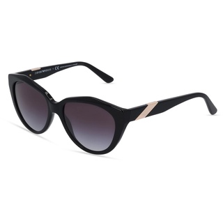 Emporio Armani EA4178 Damen-Sonnenbrille Vollrand Butterfly Acetat-Gestell, schwarz