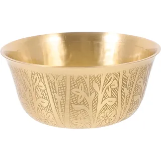 BESPORTBLE Angebot Schalen Kupfer Messing Tibetischen Buddhistischen Reis Schüssel Anbetung Gott Opfersauce Gericht Servierschale für Altar Yoga Meditation Verschmieren Dekor Golden