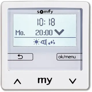 SOMFY Soliris Smoove Uno Steuerung Windsensor weiß