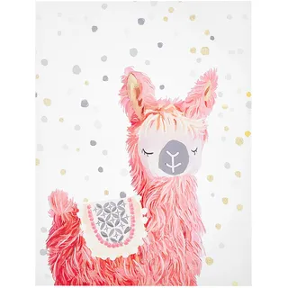 Canvas AFASSA Tiermotiv 60 x 80 cm Rosa