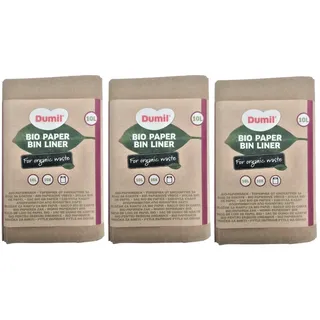 Papiermüllbeutel Bio Papier Mülltüten 30 Abfalltüten 10 Liter starke Müll Beutel