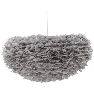 P & B Hängeleuchte, Grau, Kunststoff, Federn,Federn, oval,oval, 75x36x75 cm, Lampen & Leuchten, Innenbeleuchtung, Hängelampen, Pendelleuchten