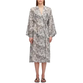 Sundek Fleur De Joie Print Long Kimono ärmelloses Langes Kleid - Black - S