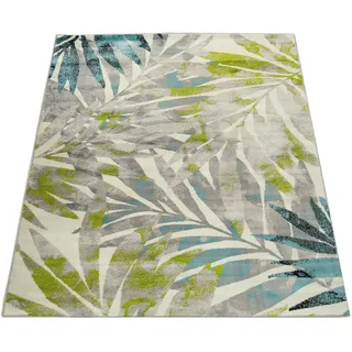 Paco Home Designer Teppich Wohnzimmer Ausgefallen Farbkombination Jungle Design Mehrfarbig, Grösse:80x150 cm