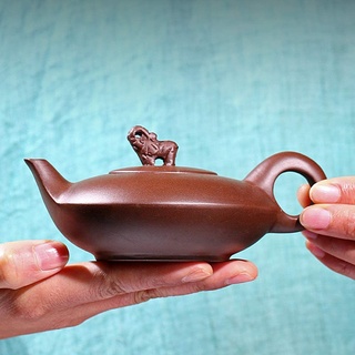 Teekanne Yixing Teekanne Elefant Tee Topf Filter Zisha Pot Craftsman Handgefertigte Kung Fu Tet Set TeaWaren Reine Getränke Set Kundenspezifische Geschenke Teapot