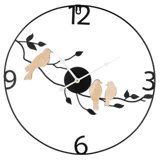Gilde Wanduhr 50,0 cm 50 schwarz