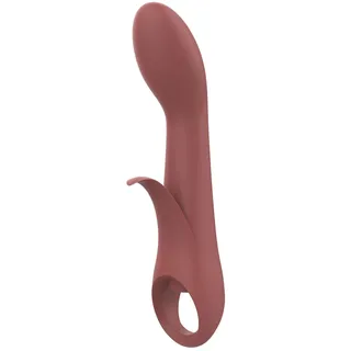 Dream Toys NUDE Sierra G-spot Duo Vibrator mit Klitoris-Stimulator 20 cm