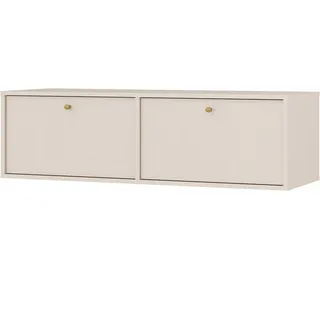 masseno TORINO Lowboard 120,6 cm Beige MDF