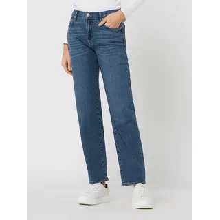 Skinny Fit Jeans im 5-Pocket-Design, Dunkelblau, 28