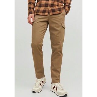 Jack & Jones Cargohose JPSTOLLIE JJBOWIE CARGO NOOS beige|braun 30