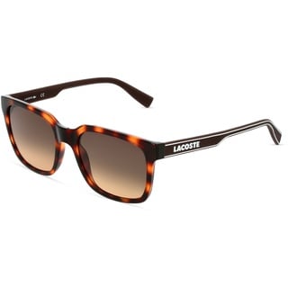 Lacoste L967S Herren-Sonnenbrille Vollrand Eckig Kunststoff-Gestell, braun