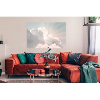 MuchoWow Poster Himmel - Wolken - Sonne - Natur, (1 St), Bild für Wohnzimmer, Schlafzimmer, Wandposter, Ohne Rahmen, Wanddeko bunt Rechteckig - 120 cm x 90 cm
