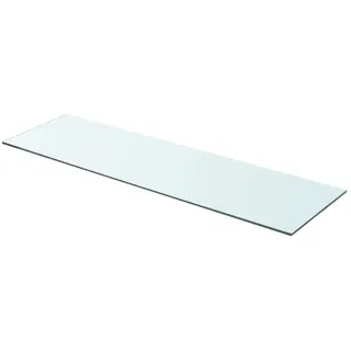 vidaXL Glasboden Glasscheibe Glasplatte für Glasregal Transparent 90 cm x 25 cm