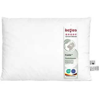 beties heimtextil Federkissen 25 x 35 cm Weiß