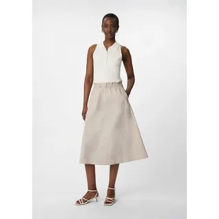 Comma, Midirock Ausgestellter Beige 40