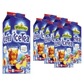 Pfanner Eistee Pfirsich 6x 2,0 l