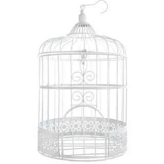 Käfig Spardose Geldbox weiß metall Vogelkäfig Hochzeit Geburtstag