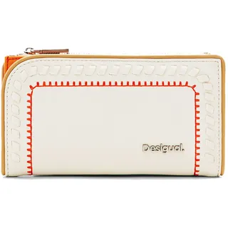 DESIGUAL Ines Long Wallet Damen Geldbörse raw creme terracotta