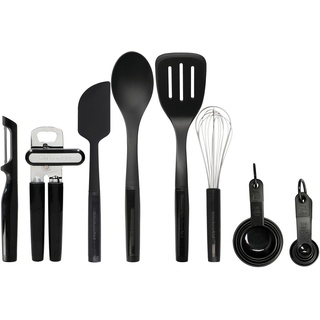 Küchenorganizer-Set KITCHENAID Küchenhelfer-Sets schwarz Küchen-Ordnungshelfer