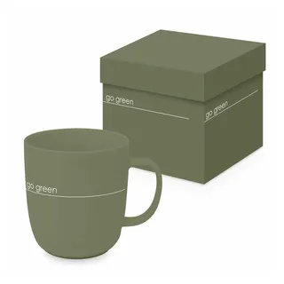PPD Tasse Pure Go Green Matte Mug 400 ml, Bone China