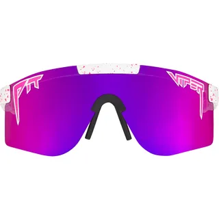 Pit Viper The LA Brights Polarized Double Wide - Wrap-Around Sonnenbrille fr Modebewusste Individuals, Unisex-Erwachsene - Weiß