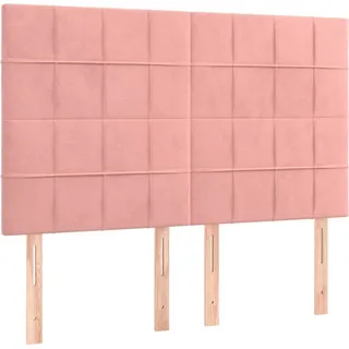 vidaXL Boxspringbett 140 x 190 cm Rosa