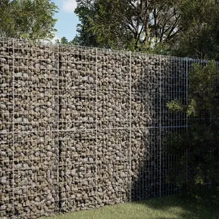 vidaXL Gabione mit Deckel 100 x 100 x 200 cm
